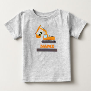 Camiseta segundo aniversário de construção - personaliza