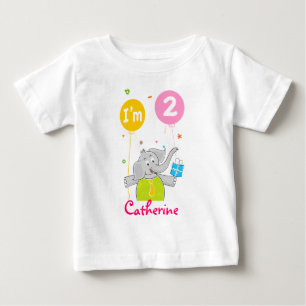 Camiseta segundo aniversário de Toddler