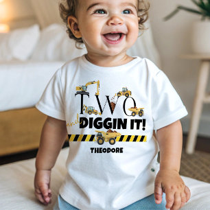 Camiseta Segundo aniversário de Tubagem de Construção em Cu
