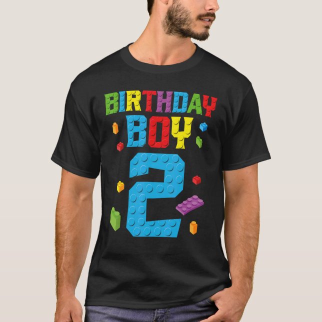 Camiseta Segundo aniversário do Master Builder Boy 2 Compil (Frente)