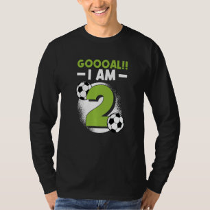 Camiseta segundo aniversário Esperado Festa de aniversário