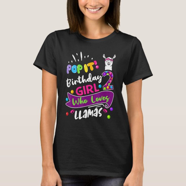 Camiseta segundo aniversário pop Ti Garota 2 Anos De Fatura (Frente)