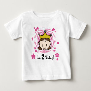 Camiseta Segundo aniversário triguenho da princesa