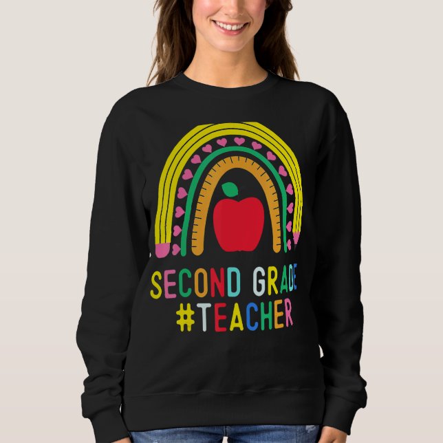 Camiseta Segundo Arco-Íris Professor de Segundo Grau Quadra (Frente)