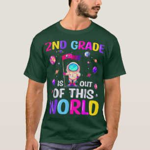 Camiseta Segundo Astronauta Fora Deste Espaço Mundial De Vo
