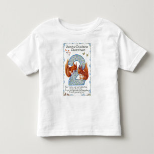 Camiseta Segundo Cartões de aniversários