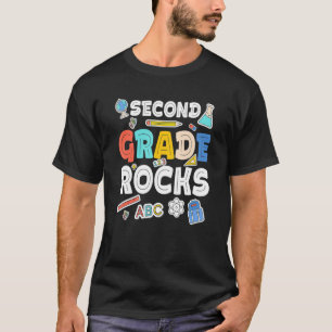 Camiseta Segundo De 2º Grau Rocks Bem-Vindo À Escola