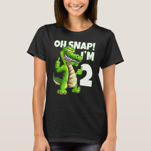 Camiseta Segundo de Alligador de Instalações para Crianças