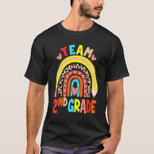 Camiseta Segundo De Equipe Rainbow Leopardo De Volta Ao Tet