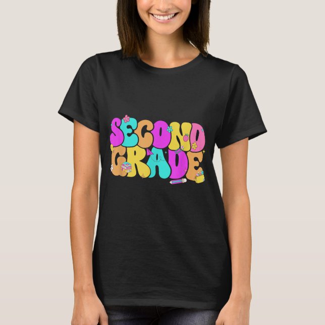 Camiseta Segundo De Groovy Segundo Grau De Volta Ao Lápis D (Frente)