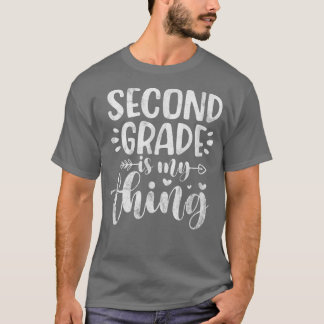 Camiseta Segundo de segundo grau de professor de volta à es