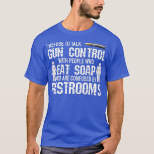 Camiseta segundo Emenda Tee for Men Gun Rights Tee Pro Gun