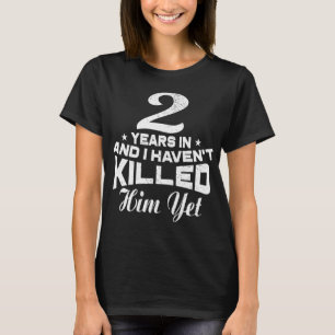 Camiseta segundo Engraçado Casamento Aniversário Esposa d