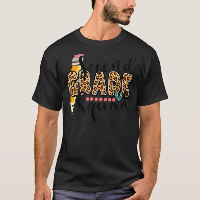 Camiseta Segundo G da Equipe de Professores de Meninas Leop (Frente)