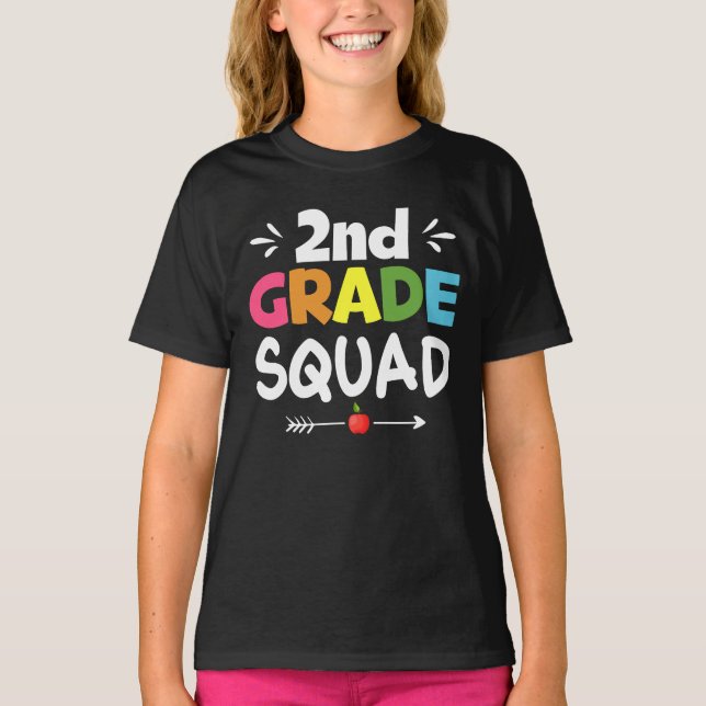 Camiseta segundo Grade Squad Girl (Frente)