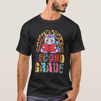 Camiseta Segundo Grau Arco-Íris Leopardo Unicórnio Professo