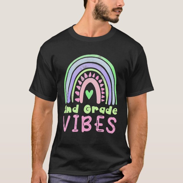Camiseta segundo Grau Arco-Íris Meninas Professora Equipe S (Frente)