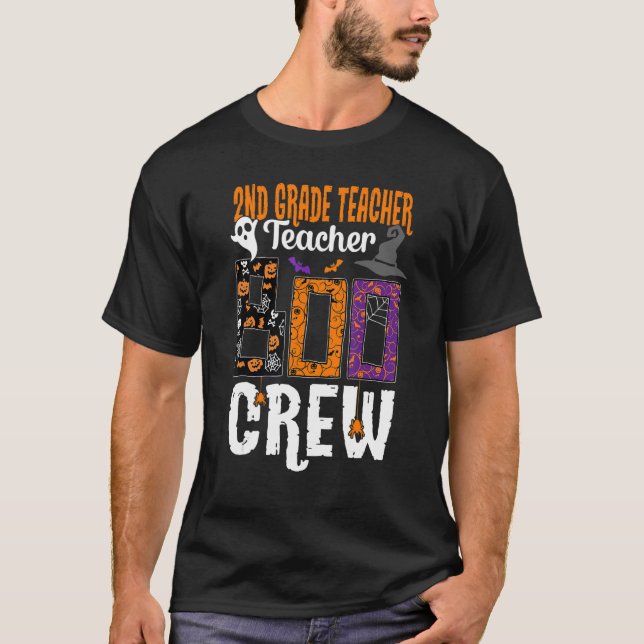 Camiseta segundo Grau Boo - Custo do Dia das Bruxas do Prof (Frente)