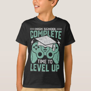 Camiseta Segundo grau Concluído Tempo Para Alinhar O Jogo D