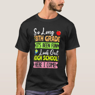 Camiseta Segundo grau de Alô do 8º ano Aqui Virei 1