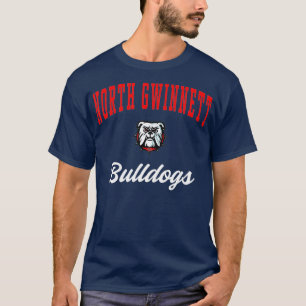 Camiseta Segundo grau de Gwinnett Bulldog do Norte