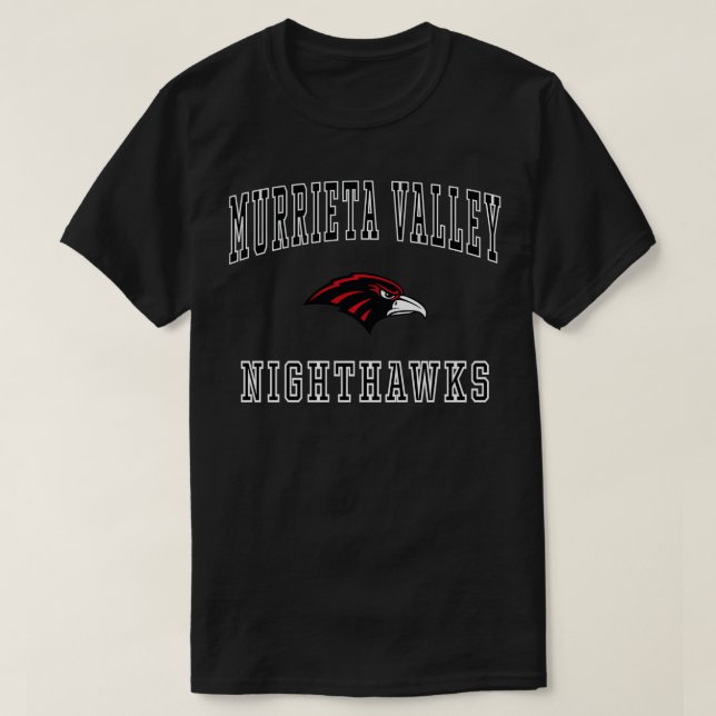Camiseta Segundo grau de Murrieta Valley Nighthawks (Frente do Design)
