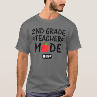 Camiseta Segundo Grau De Professora No Verão Engraçado No D