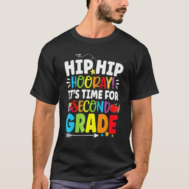 Camiseta Segundo Grau De segundo Do Primeiro Dia De Volta À (Frente)