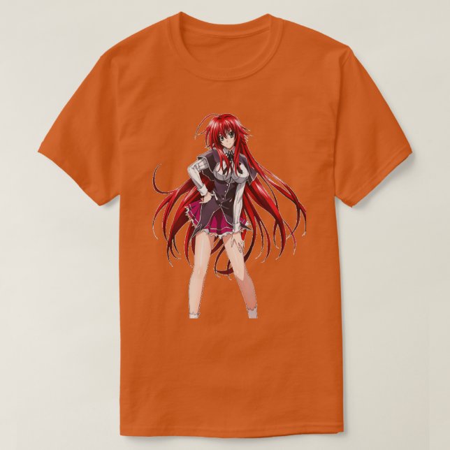 Camiseta segundo grau dxd rias gremory 3 (Frente do Design)