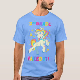 Camiseta segundo Grau Encerrado Ti Unicórnio Crianças de Vo
