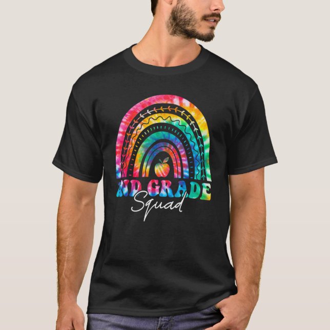 Camiseta segundo Grau Esquadrão Arco-Íris Tie Dye Segundo P (Frente)