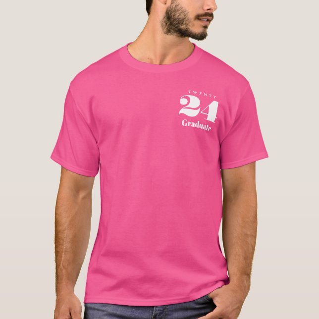 Camiseta Segundo grau Personalizado de Graduação da Família (Frente)