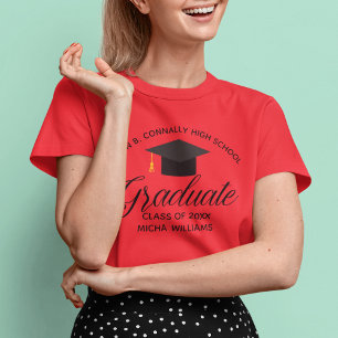 Camiseta Segundo grau personalizado Formando de graduação v