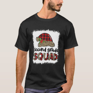 Camiseta Segundo Grau Quadrado Leopardo Vermelho Xadrez San