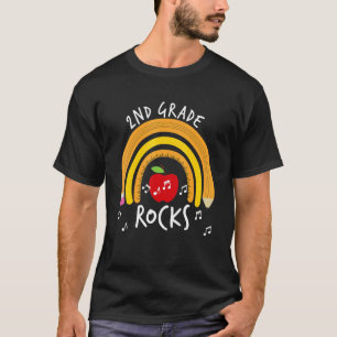Camiseta segundo Grau Rocha Arco-Íris De Volta À Escola