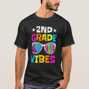 Camiseta segundo Grau Vibe Óculos De Sol De Volta À Escola