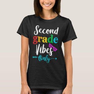 Camiseta Segundo Grau Vibes Apenas Crianças Escolares Esqua