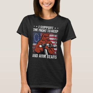 Camiseta segundo I Suporta O Direito De Manter E Braçar Urs