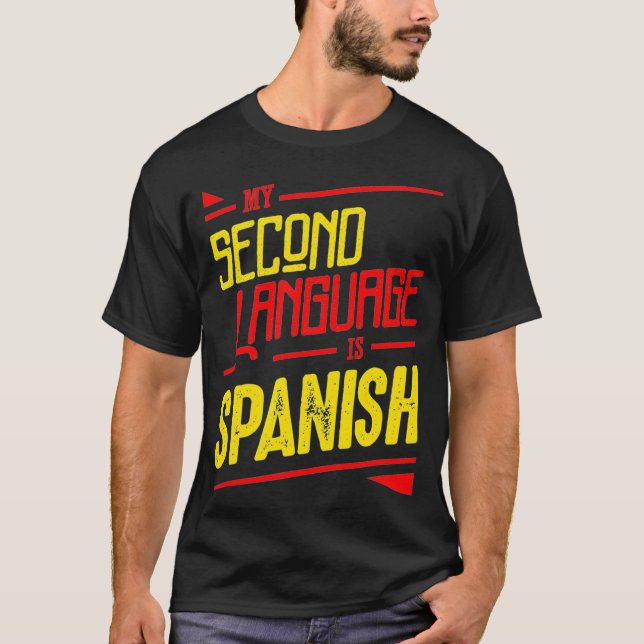 Camiseta Segundo idioma espanhol (Frente)