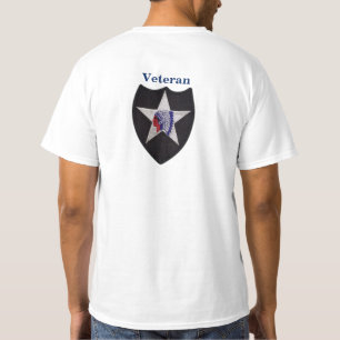 Camiseta segundo infantaria divisão segundo ID Veterans ve
