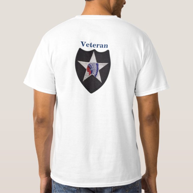 Camiseta segundo infanttry Division segundo ID Veterans vet (Verso)