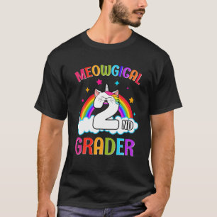 Camiseta Segundo Magnético do Unicórnio do Arco-Íris de Gra