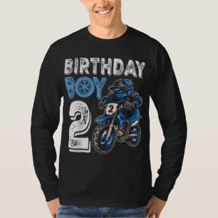 Camiseta Segundo Motocross MX Presente 2 anos Bike Birthda