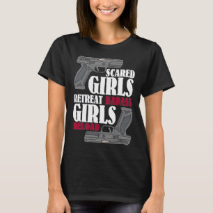 Camiseta segundo: Mulheres Segunda Alteração Anti-Armas