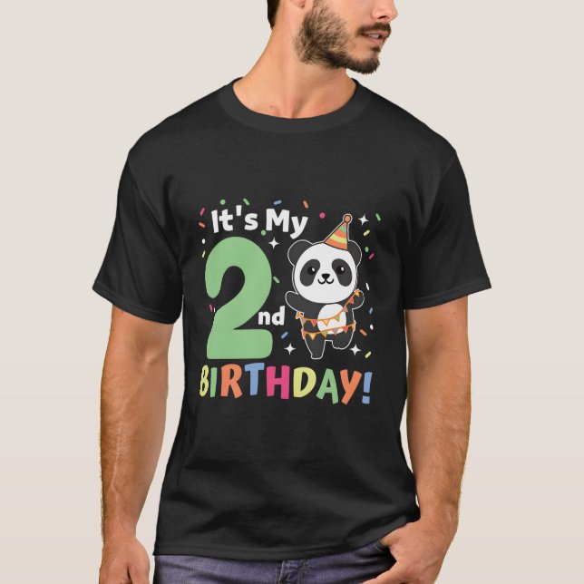 Camiseta Segundo Panda Para Dois Panda (Frente)