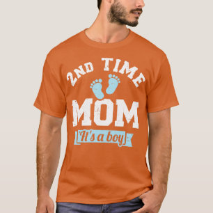 Camiseta segundo segunda mãe é um menino