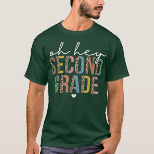 Camiseta Segundo Segundo Ano De Volta Para O Leopardo Da Es