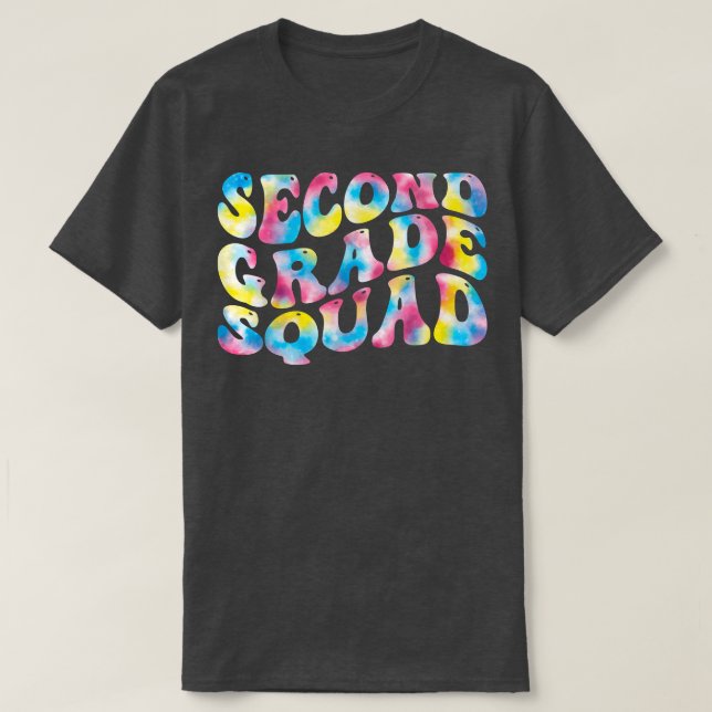 Camiseta segundo segundo ano professor de pelotão de volta  (Frente do Design)