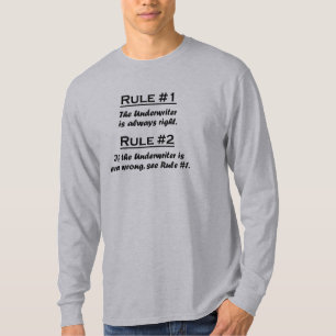Camiseta Segurador da regra