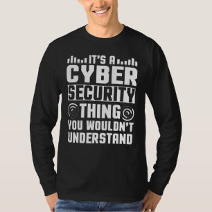 Camiseta Segurança cibernética do Roupa